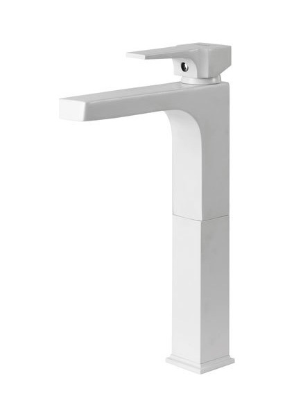 Aqua Beyaz Çanak Lavabo Bataryası