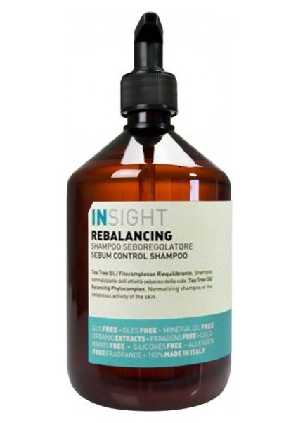 İnsight Rebalancing Yağlı Saç İçin Derin Temizleme Şampuan 400Ml