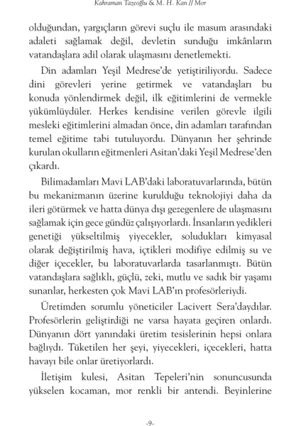 Mor - Kahraman Tazeoğlu-M. H. Kan