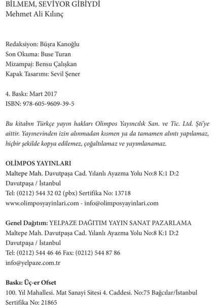 Bilmem Seviyor Gibiydi - Mehmet Ali Kılınç