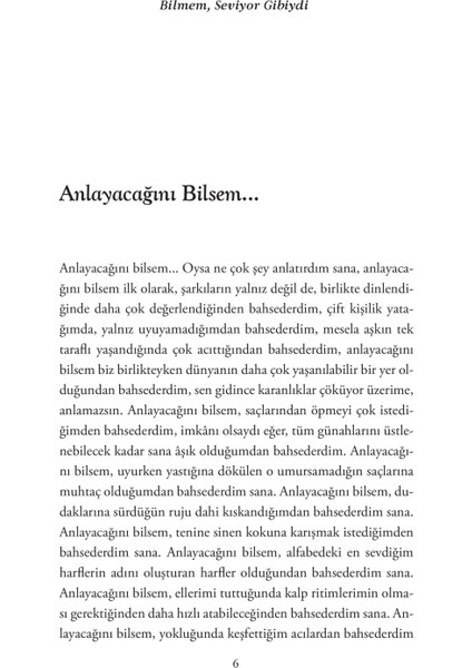 Bilmem Seviyor Gibiydi - Mehmet Ali Kılınç