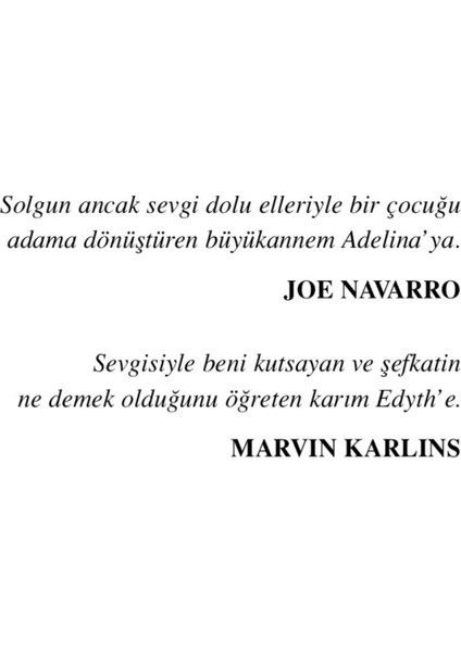 Beden Dili - Joe Navarro-Marvin Karlins