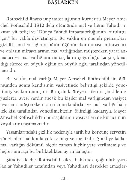 Rothschild - Para İmparatorluğu - George Armstrong