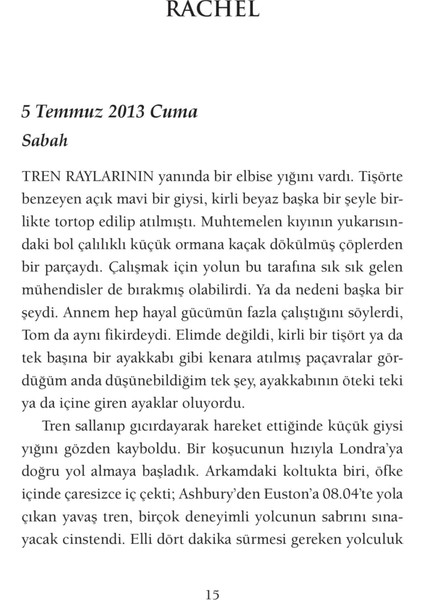 Trendeki Kız - Paula Hawkins