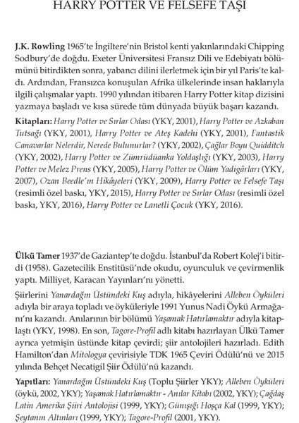 Harry Potter ve Felsefe Taşı - J. K. Rowling