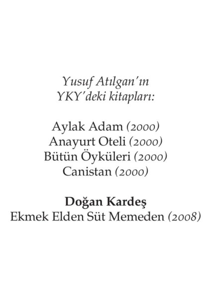 Anayurt Oteli - Yusuf Atılgan