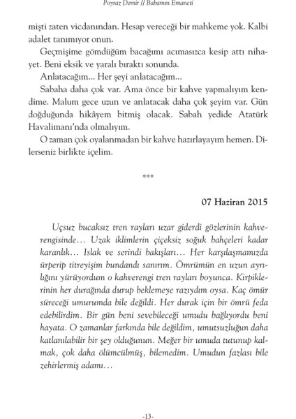 Babamın Emaneti - Poyraz Demir