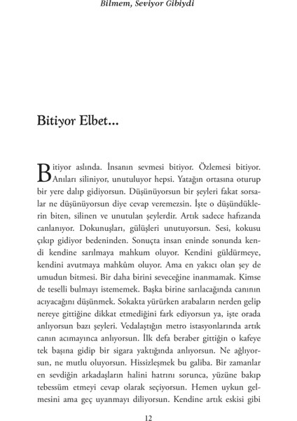 Bilmem Seviyor Gibiydi - Mehmet Ali Kılınç