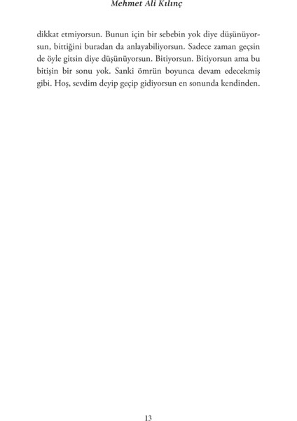 Bilmem Seviyor Gibiydi - Mehmet Ali Kılınç