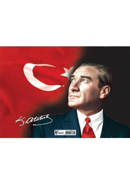 99 Parça Çerçeveli Atatürk Yapboz (25X35 Cm)