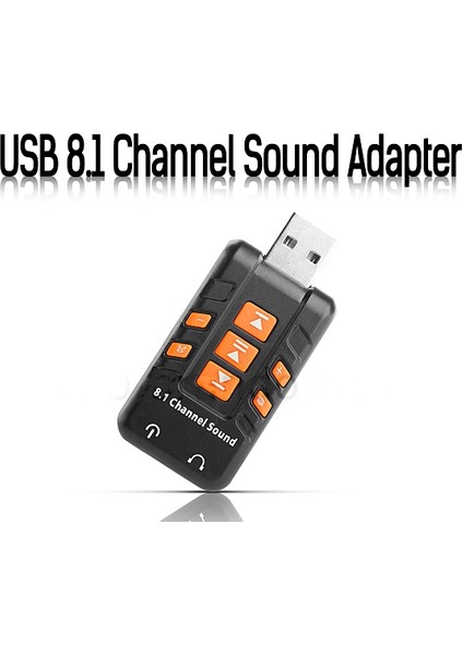 Usb 8.1 Kanal Ses Kartı Multi Fonksiyon
