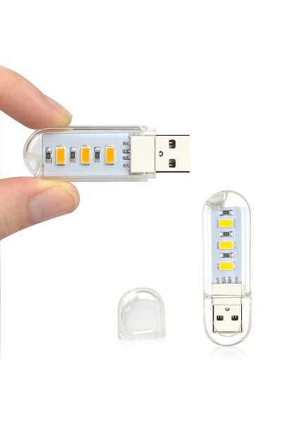 Taşınabilir Mini Flash Usb Led Işık Lamba Gece Lambası