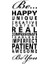 Be Happy Duvar Sticker 2