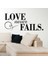 Love Never Fails Duvar Sticker 1