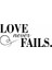 Love Never Fails Duvar Sticker 2