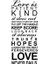 Love is Patient Duvar Sticker 2