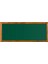 45 cm x 110 cm Doğal Ahşap Çerçeve Duvara Monte Yeşil Tahta (Tebeşir Tahtası) 2