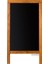 50 cm x 70 cm Çatı Tipi Çift Yüzlü Menü Tahtası Kara Tahta (Tebeşir Tahtası) 2