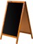 50 cm x 90 cm Çatı Tipi Çift Yüzlü Menü Tahtası Kara Tahta (Tebeşir Tahtası) 1