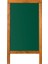 50 cm x 70 cm Çatı Tipi Çift Yüzlü Menü Tahtası Yeşil Tahta (Tebeşir Tahtası) 2