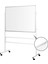 120 cm x 200 cm Mobil Ayaklı Tek Yüzlü Laminat Yazı Tahtası Beyaz (Brifing Tahtası) 1