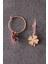 Sallantılı Yonca Rose Gümüş Küpe (Tgp0106) 1
