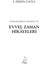 Evvel Zaman Hikayeleri - F. Zerrin Dağcı 4