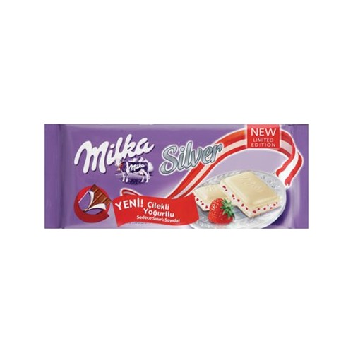 Milka Çilekli Yoğurtlu Tablet Çikolata 100 Gr Fiyatı