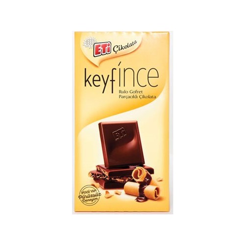 Eti Keyfince Rulo Gofret Parçacıklı Çikolata 27 Gr Fiyatı