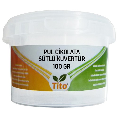 Tito Pul Çikolata Sütlü Kuvertür Pasta Çikolatası 100 gr Fiyatı