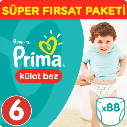 Prima Pants Külot Bebek Bezi Ekstra Large Süper Fırsat Paketi 88 Adet 2.299,00 TL