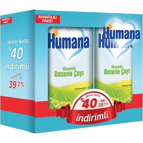 Humana 2'li Rezene Çayı Avantaj Paketi 39,27 TL