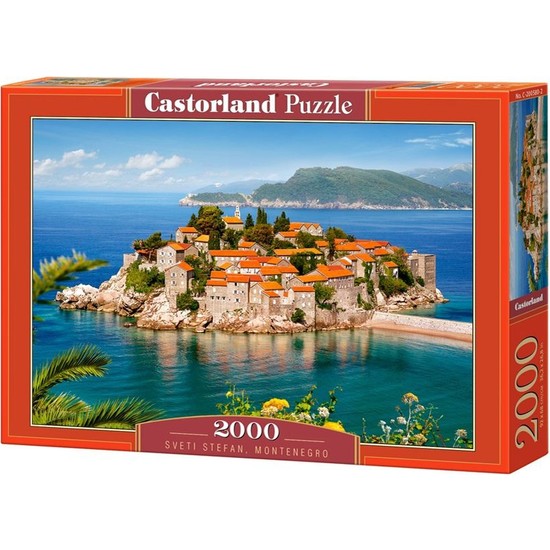 Castorland 2000 Parça Puzzle Sveti Stefan Adası (Karadağ) Fiyatı