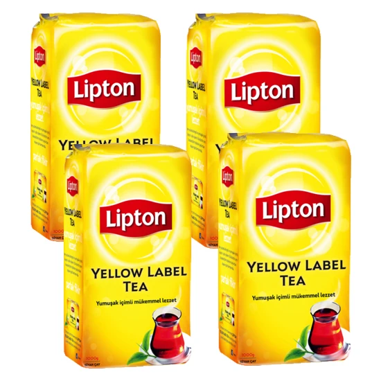 Lipton Yellow Label Dökme Çay 1000 gr 4'lü
