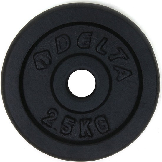 Delta 2,5 Kg x 2 Adet Dura-Strong Çiftli Siyah Döküm Plaka