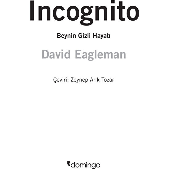 incognito by david eagleman