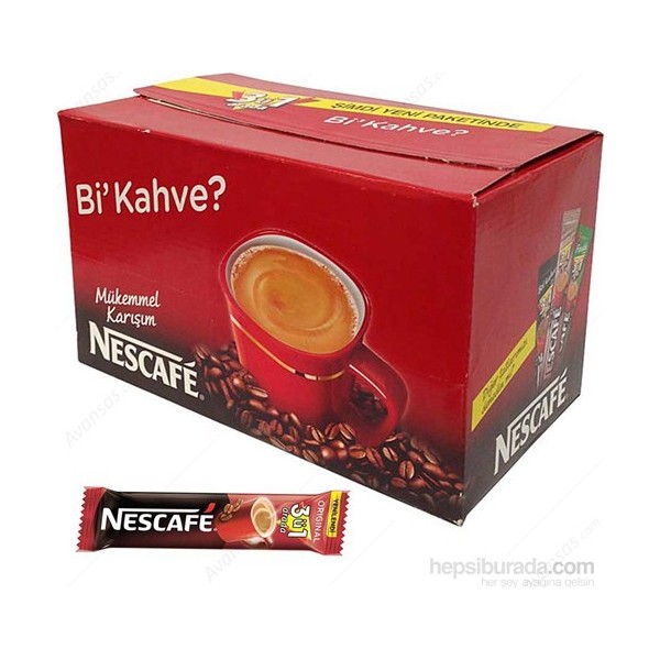 Nescafe 2si1 Arada 48�li Hazır Kahve Fiyatları, Özellikleri ve