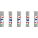 Mikro Yapıştırıcı 9 gr 5 Adet Gri Renkli Pratik Kullanım için Çevirmeli Kırtasiye Ürünü
