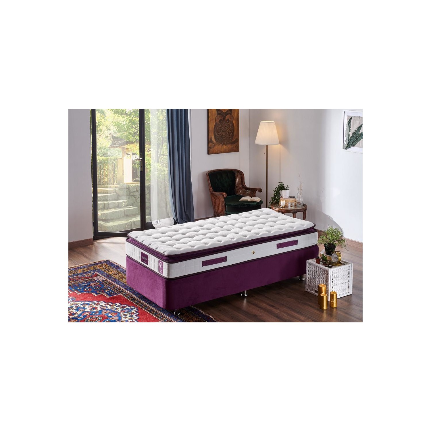 Niron Yatak Purple Full Ergonomik 80 x 180 cm Tek Kişilik
