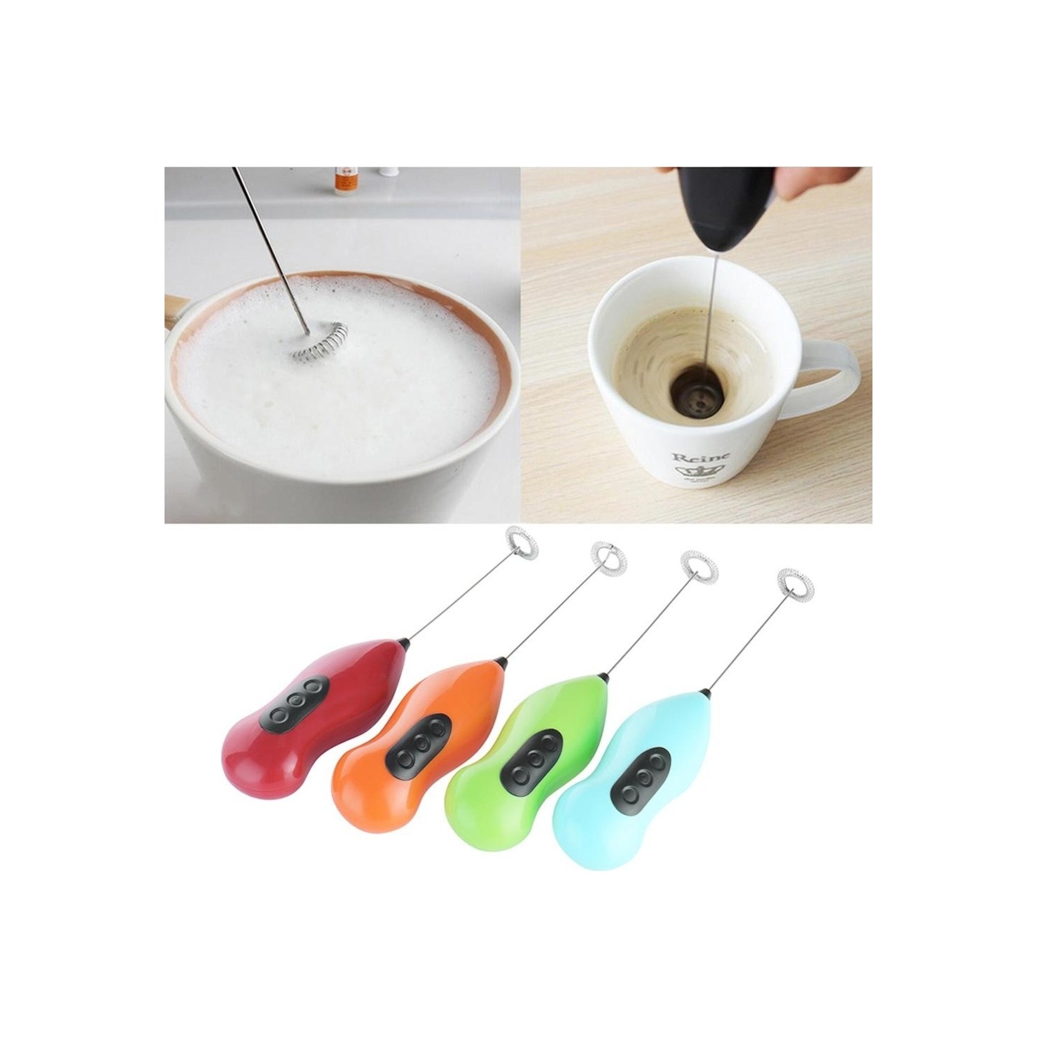 Coverzone Metal Pilli Çırpıcı Mini Mixer Kahve/süt/yumurta Fiyatı
