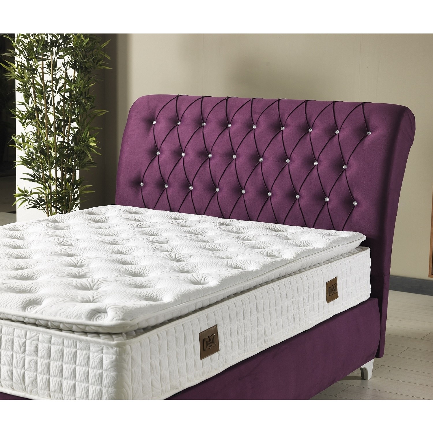 Fame Yatak Tek Kişilik Violet Baza Başlık Tam Ortapedik Fiyatı