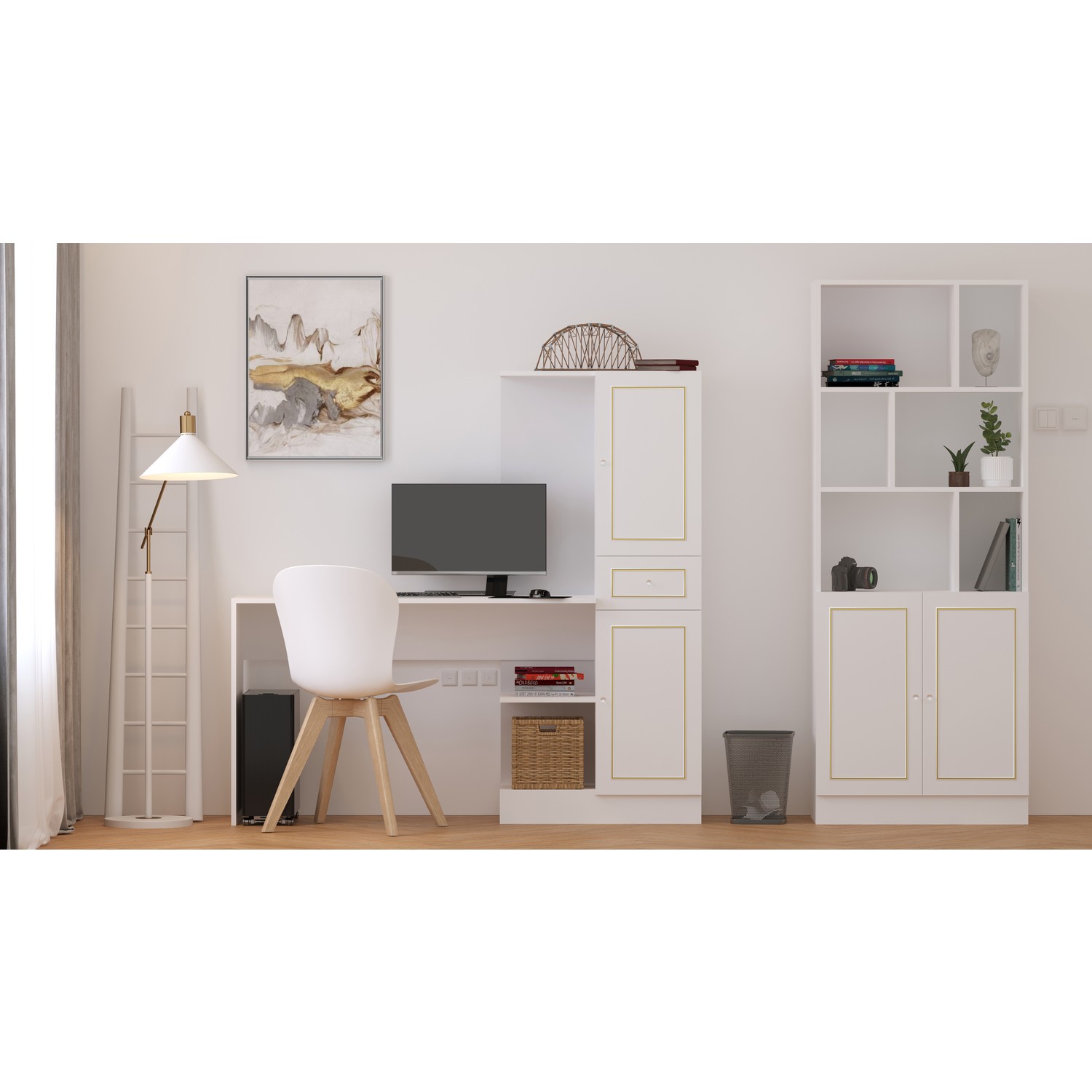 Rabi Mobilya Gold Country Çalışma Masası Fiyatı