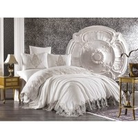 Zebra Casa Diamond Gupur Battaniyeli Saten Nevresim Takimi Fiyati