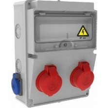 Bemis 3/25A 2 Adet Ön 1/16A Yan 2 Adet Priz Kombinasyon BEM-BD2-2205-2020