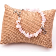 Taş Sandığı Kunzit Taşı Şekilsiz Bileklik