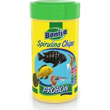 Bonisa Spirulina Chips Pro Bonisa 250ML Kutu Akvaryum Balık Yemi