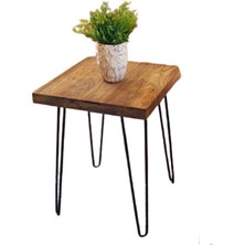 Woodbackproduct Masif Doğal Ahşap Sehpa