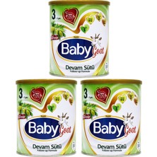 Baby Goat Keçi Sütlü Organik Zeytinyağlı Devam Sütü 350 gr 3'lü