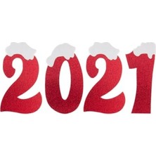 Duru Strafor Strafor Dekoratif 2021 Yılbaşı Süsü