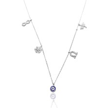 Midyat Gümüş Dünyası Şans Kolyesi Gümüş(Kod: 20201994)